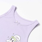 Комплект для девочек (майка, трусы), цвет лавандовый, рост 128-134 см 10139151
