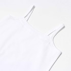 Майка для девочки, цвет белый, рост 116 см - фото 25374970