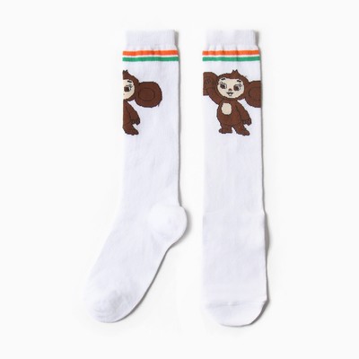 Гольфы детские KAFTAN Чебурашка, размер 16-18 см, белые