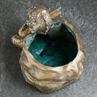 Фигурное кашпо "Дракон" бронза с окислением, 17х22х19см 10180055 - фото 319846675