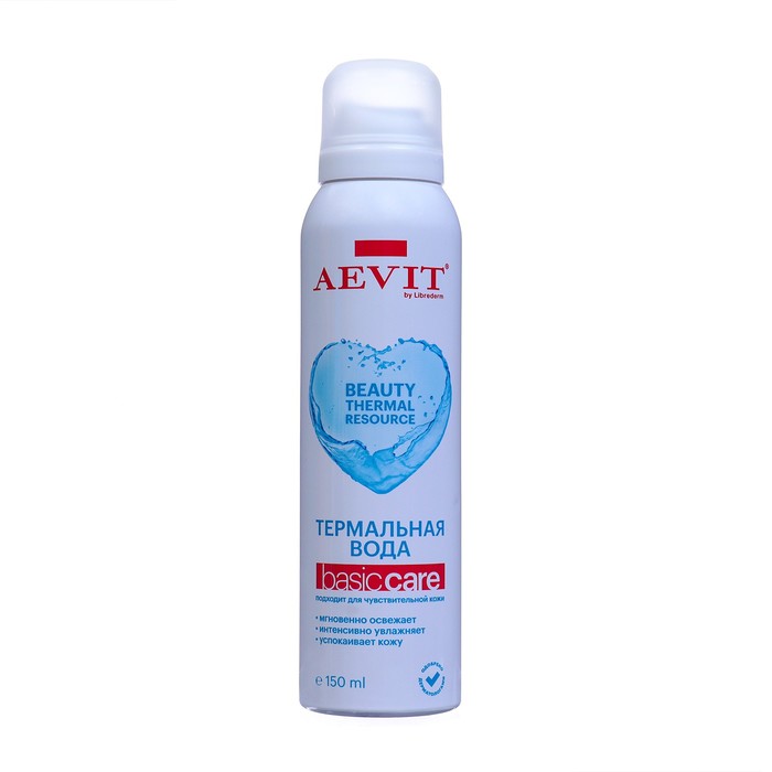 Термальная вода AEVIT BY LIBREDERM BASIC CARE для всех типов кожи, 150 мл - Фото 1