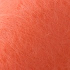 Шерсть для валяния "Кардочес" 100% полутонкая шерсть 100гр (персик - 037) - Фото 3