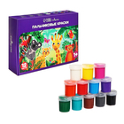 Краски пальчиковые набор 12 цветов по 40 мл Calligrata от 1 года - фото 321540534