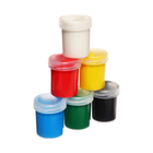 Краски пальчиковые набор 6 цветов по 40 мл Calligrata от 1 года - Фото 3