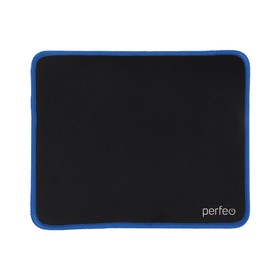 Коврик для мыши Perfeo Black, игровой, 220x180x2 мм, чёрно-синий