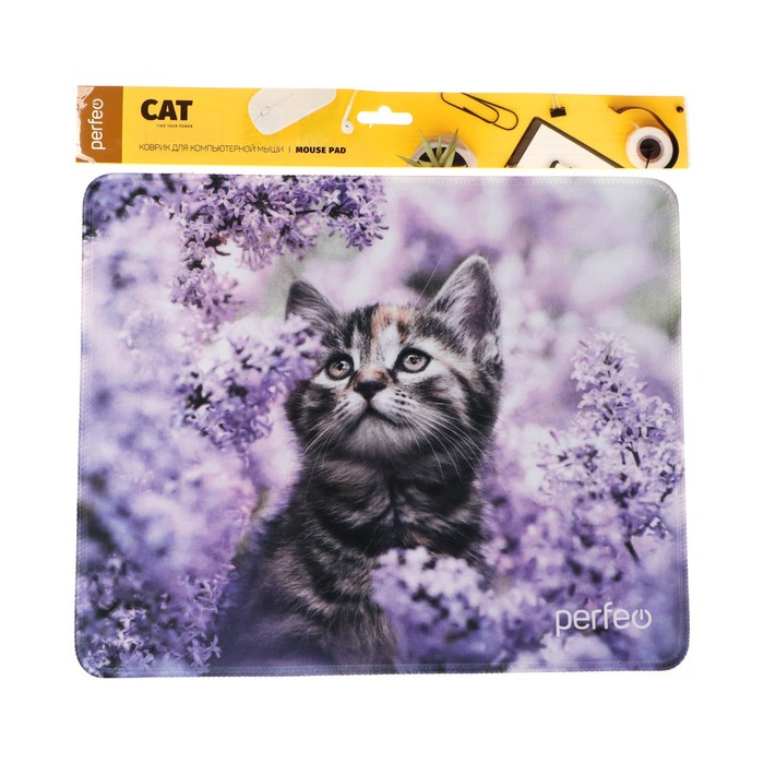 Коврик для мыши Perfeo Cat рис.11, 340x280x4 мм - фото 51487888 Коврик для мыши Perfeo Cat рис.11, 340x280x4 мм - фото 51487888
