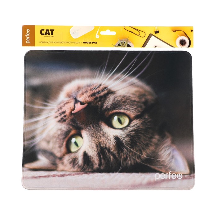Коврик для мыши Perfeo Cat рис.12, 340x280x4 мм - фото 51487893 Коврик для мыши Perfeo Cat рис.12, 340x280x4 мм - фото 51487893