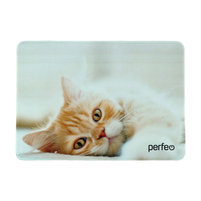 Коврик для мыши Perfeo Cat рис.8, 350x300x3 мм - Фото 1
