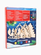 Роспись по дереву «Новый год! Ёлочка», набор для творчества - Фото 12