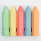 Мелки для рисования «Карандаши», набор 5 цветов, размер 1 шт. — 2,5 × 10 см - Фото 2