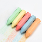 Мелки для рисования «Карандаши», набор 5 цветов, размер 1 шт. — 2.5×10 см - Фото 4