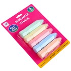 Мелки для рисования «Карандаши», набор 5 цветов, размер 1 шт. — 2.5×10 см - Фото 7