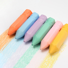 Мелки для рисования «Карандаши», набор 6 цветов, размер 1 шт. — 2,5 × 10 см - Фото 4