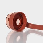 Бутылка для масла Доляна «Коралл», 600 мл, 8.5×7×18 см, с кисточкой, стекло, прозрачная - Фото 8