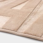 Коврик для ванной и туалета SAVANNA Bath, 50×80 см, бежевый - Фото 4