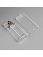 Светодиодная фигура «Конусы серые» 40, 60, 80 см, текстиль, металл, батарейки ААх2 (не в комплекте), свечение тёплое белое - фото 61041206