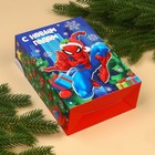 Коробка складная, " С Новым годом",  16 х 23 х 7,5 см, Человек-паук - Фото 5