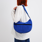 Сумка молодёжная на молнии, 32×10×20 см, синяя - Фото 1