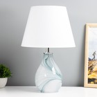 Настольная лампа "Фьюжн" E14 40Вт белый 25х25х39 см RISALUX - фото 296191750