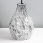 Настольная лампа «Фьюжн» E14 40 Вт серый 25×25×39 см RISALUX - Фото 4