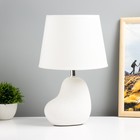 Лампа настольная RISALUX «Коро», E14, 40 Вт, белая, 19×19×32 см - Фото 2
