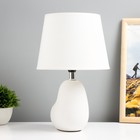 Лампа настольная RISALUX «Коро», E14, 40 Вт, белая, 19×19×32 см - Фото 4
