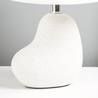 Лампа настольная RISALUX «Коро», E14, 40 Вт, белая, 19×19×32 см - Фото 5
