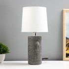 Настольная лампа «Леджо» E14 40 Вт серый 15×15×32 см RISALUX - Фото 3
