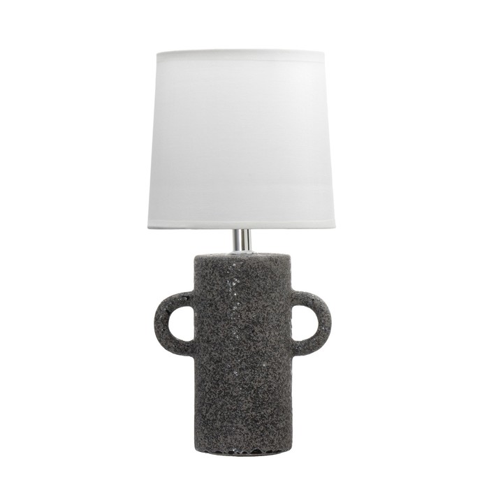 Настольная лампа "Леджо" E14 40Вт серый 15х15х32 см RISALUX - фото 1909377363