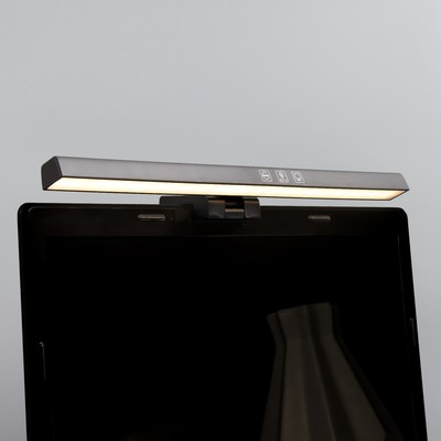 Светильник для монитора "Люкс" LED 5Вт 3000К-6000К 249Лм Ra85 USB черный 8,3х2,9х33см