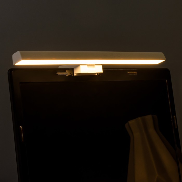 Светильник для монитора "Люкс" LED 5Вт 3000К-6000К 249Лм Ra85 USB белый 8,3х2,9х33см