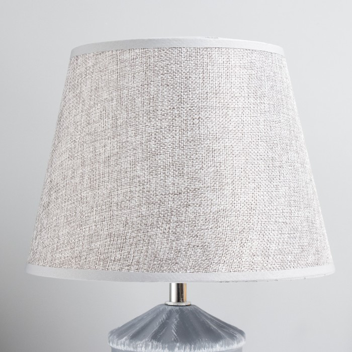 Настольная лампа "Мейзон" E14 40Вт серый 22,5х22,5х33,5 см RISALUX - фото 1890281951