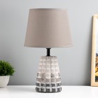 Настольная лампа "Сулитан" E14 40Вт бежевый-коричневый 20х20х33 см - фото 4043128