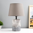 Настольная лампа "Сан" E14 40Вт серый 20х20х33 см RISALUX - фото 296191816