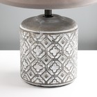 Настольная лампа «Лореа» E14 40 Вт серый 20×20×31 см RISALUX - фото 4043159