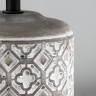 Настольная лампа «Лореа» E14 40 Вт серый 20×20×31 см RISALUX - фото 4043160