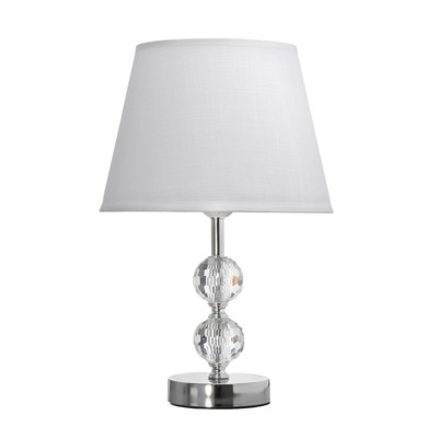 Настольная лампа "Булла-2" E27 40 Вт хром 22.5×22.5×34.5 см
