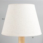 Настольная лампа "Лигнум" E27 40Вт светлое дерево 25х25х37,5 см RISALUX - Фото 3