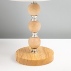 Настольная лампа RISALUX «Апали», E27, 40 Вт, светлое дерево, 25×25×39 см - Фото 4