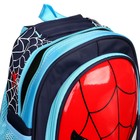 Рюкзак детский, Текстиль, 26 х 12 х 30 см "Спайдер-мен", Человек паук - Фото 4