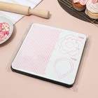Маты для моделирования и сушки цветов из мастики «Пионы», 20×20×3.5 см, 2 шт., белый, черный - Фото 4