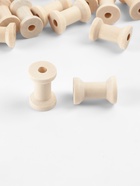 Набор деревянных катушек без покрытия, 15 шт., d=2×3 см - Фото 2