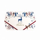 Коробка складная, подарочная новогодняя Merry christmas 15×11×3 см - Фото 3