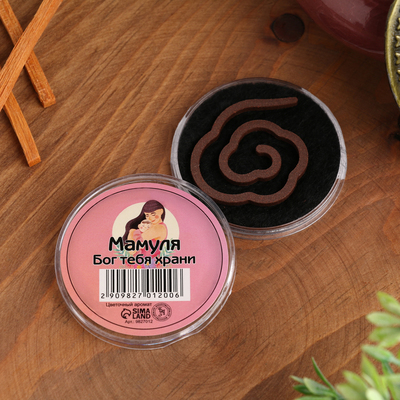 Благовония спиральные «Мамуля», цветочный аромат