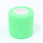 Бинт самофиксирующийся разрывной «Groomroom», 5 см х 4,5 м, зеленый - Фото 3