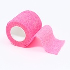 Бинт самофиксирующийся разрывной «Groomroom», 5 см х 4,5 м, розовый - Фото 2
