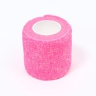 Бинт самофиксирующийся разрывной «Groomroom», 5 см х 4,5 м, розовый - Фото 3
