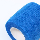 Бинт самофиксирующийся разрывной «Groomroom», 5 см х 4,5 м, синий - Фото 3
