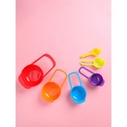 Набор мерных ложек Доляна «Креатив», 6 шт.: 250 мл,125 мл, 85 мл, 60 мл, 15 мл, 7.5 мл, пластик, МИКС - Фото 5