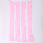 Капрон для кукол и цветов, набор 4 шт., размер 1 шт. — 45 × 6 см, цвет нежно-розовый - фото 7858917